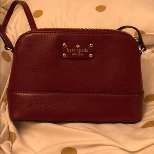 burgundy Kate spade crossbody